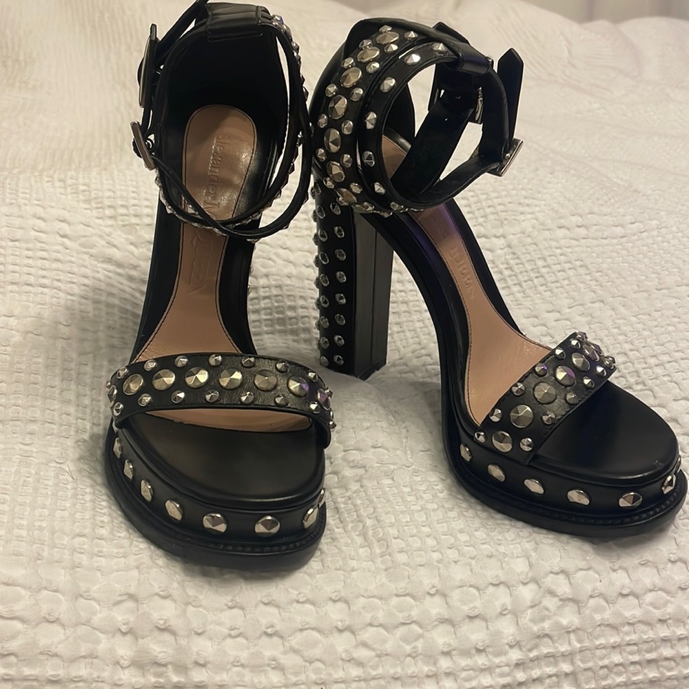 Alexander McQueen never worn before studded heels